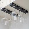Space-Saving Under Cabinet Wine Glass Holder Multifunctional Stemware Rack for Kitchen Bar Storage Kitchen Storage Rack