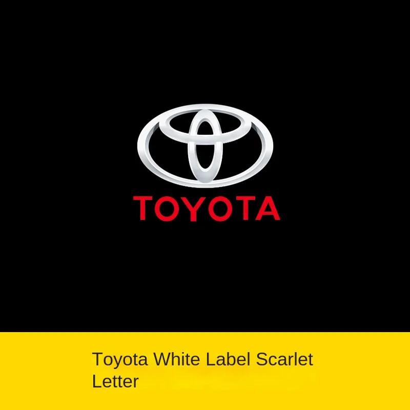 Car Door LED HD Welcome Courtesy Shadow Projector Lamp Logo Light For Toyota 12V 4-wheel N280 Highlander Kluge Car Accessories