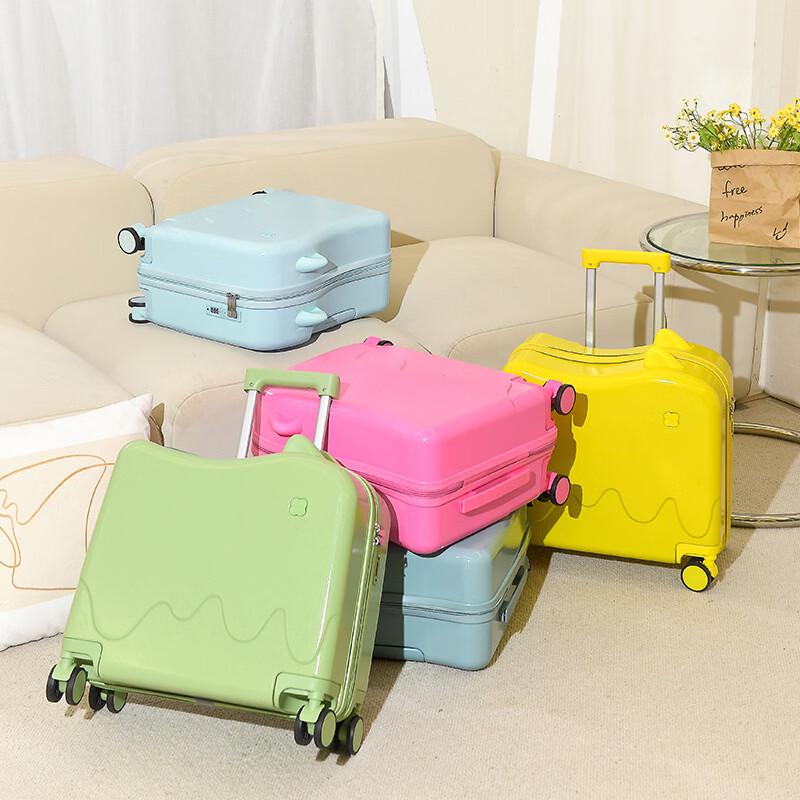 JOURHEY SHI Kids' Ride-On Carry-On Suitcase