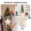 Christmas Star Tree Topper Star Shaped Christmas Tree Topper Cute Tree Topper Ornaments Plush Christmas Toppers Star Holiday