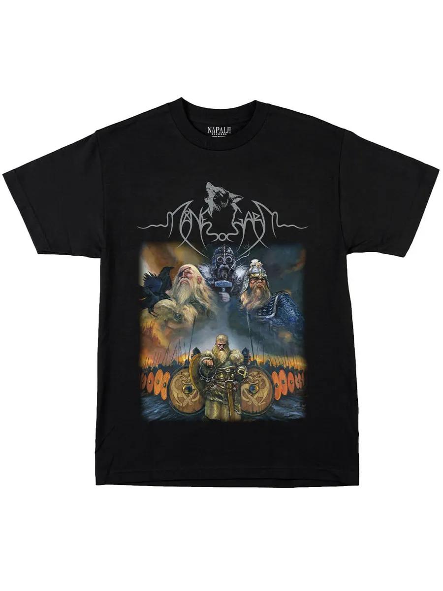 Men s MANEGARM Graphic T-Shirt, 100% Cotton Crew Neck Short Sleeve Tee, Casual Summer Top for Daily Wear and Gift 4XL