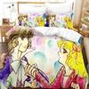 3D Print Manga Candy Anime Bedding Set Bedroom Soft Modern Bedspreads Comefortable Kids Duvet Cover Quilt Cover And Pillowcase