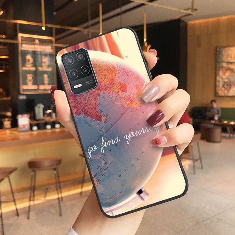 

Чехол для телефона с картой мира и планами путешествий для oppo Realme 8Pro 6PRO 6i 7pro 9i 9pro C11 C21Y C25Y C25S C3 Q3S XT, чехлы Realme 7PRO