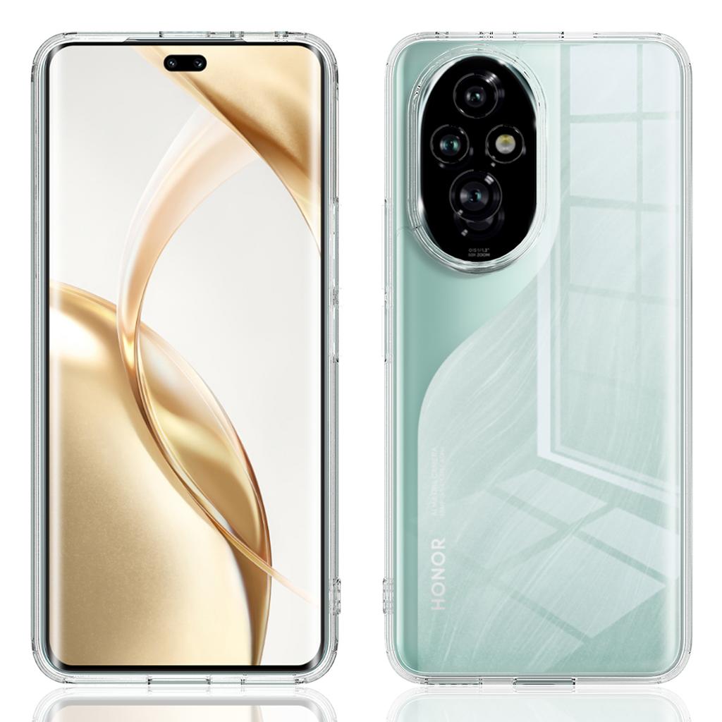 Przezroczyste etui na telefon Honor 200 5G TPU+Akryl Wstrząsoodporne Etui na tył telefonu