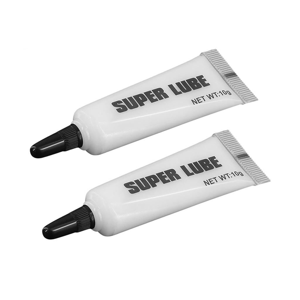 2 Stück Super Lube Schmierfett Schmieröl Rostschutz Schraubenstange Optische Achse Führungsschiene Reibung Lärm reduzieren für