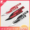 Golf 3 4 MK3 MK4 2026 Hot For VW VOLKSWAGEN 2Pcs Metal Car Sticker Logo GTI Side Fender Bumper Strip Badge Emblem For Volkswagen