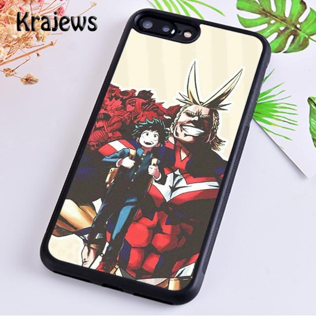 Krajews Boku no My Hero Academia Soft Phone Case Cover For iPhone 14 5 6s 7 8 plus X XR XS 11 12 13 pro max Samsung S21 S22ultra