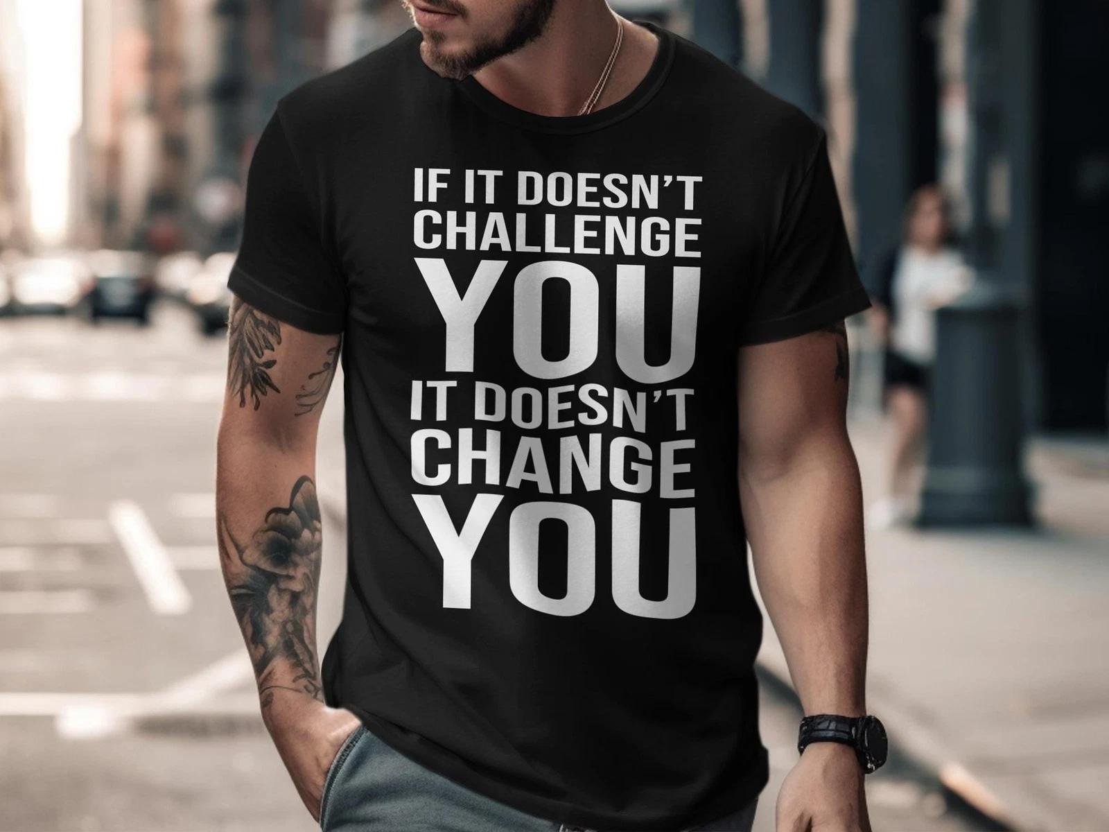 Motivational Gym T-shirt L