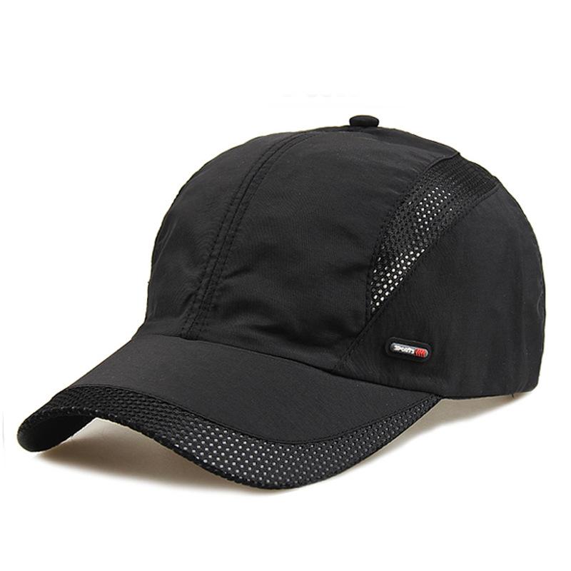 Baseballkappe Sommer Herren Damen Outdoor Sport Laufen Wandern Schweißkappe Männlich Schnelltrocknend Verstellbar Sonnenschutz Netz Truckerhut