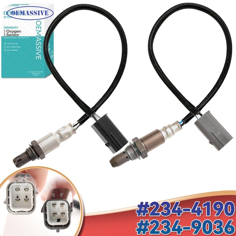 For Nissan Altima 2.5L 2008-2013 Rogue 2.5L Upstream&Downstream Oxygen O2 Sensor 234-4190 234-9036 2Pcs Set O2 Sensor