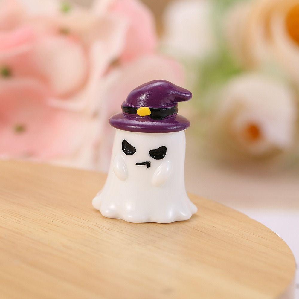 Micro Landscape Halloween Decorations Glow-In-The-Dark DIY Resin Crafts Ghost Ornaments  Halloween