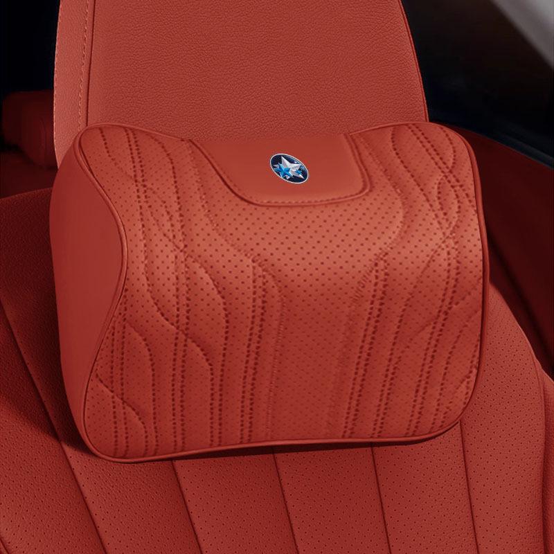 Venucia Car Neck and Lumbar Support Cushion - Memory Foam Comfort Headrest Pillow