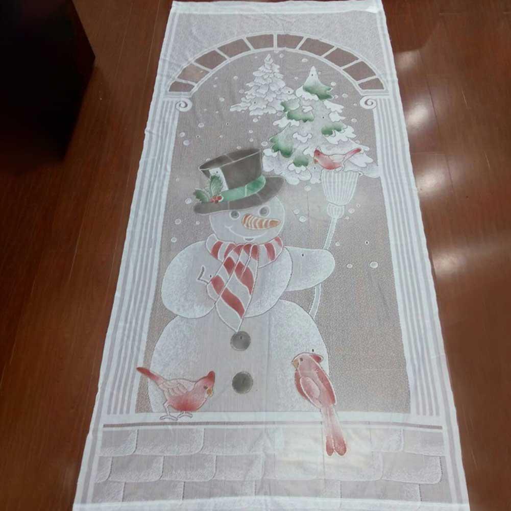 Christmas Snowman Christmas Curtains Christmas Curtains Vertical Blackout Curtains Living Room Bedroom Party Curtains