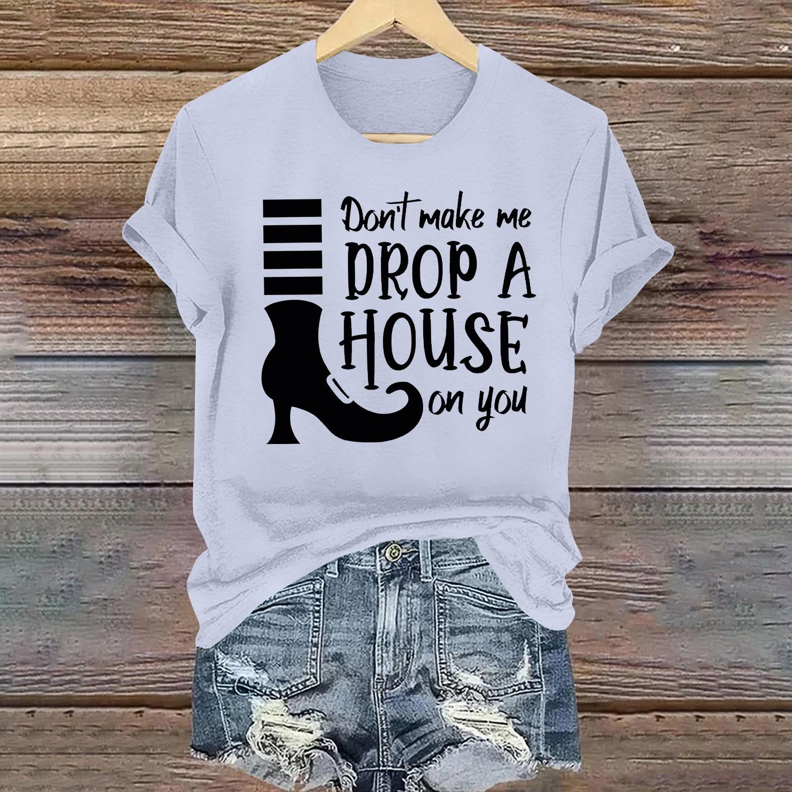 

Женская повседневная футболка с круглым вырезом и коротким рукавом, пуловер L белый