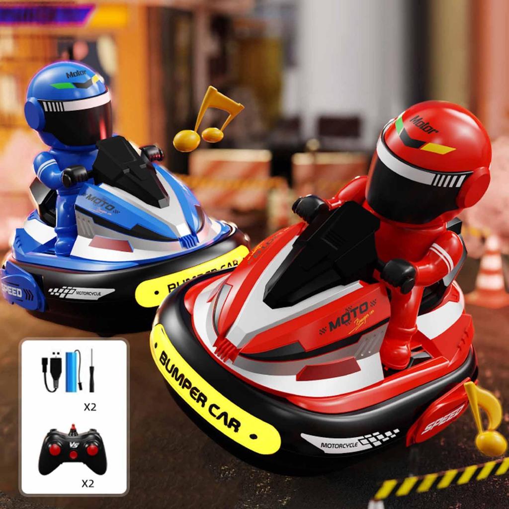 Remote Control Snubber Cars for 2 Fun Indoor Game Race Kids Mini RC Car Toys with Active Figures