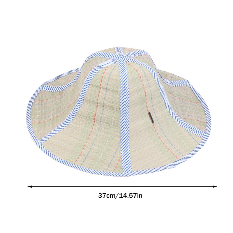 

Двусторонняя Складная Соломенная Шляпа от Солнца Регулируемая Дышащая Шляпа с Защитой от УФ Лучей Портативная Легкая Шляпа с Широкими Полями S