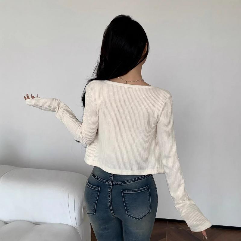 2026 New Slim-Fit Long-Sleeve Thin Cardigan and Camisole Two-Piece Casual Women's Set