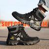 High Top Steel Toe Safety Work Boots for Men Industrial Construction Lightweight Work Sneakers Anti Puncture Safety Shoes 48