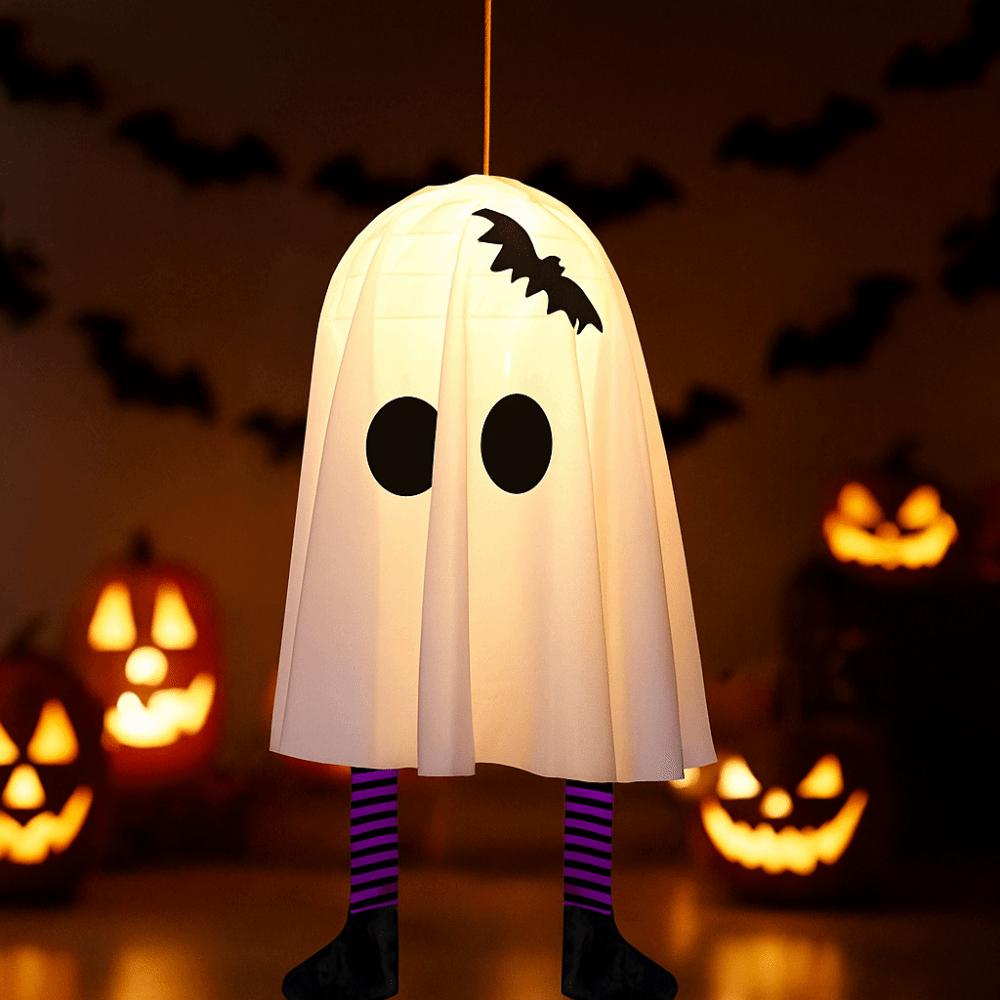 Luminous Halloween Hanging Ghost Floating Specter Ceiling Hanging  Outdoor