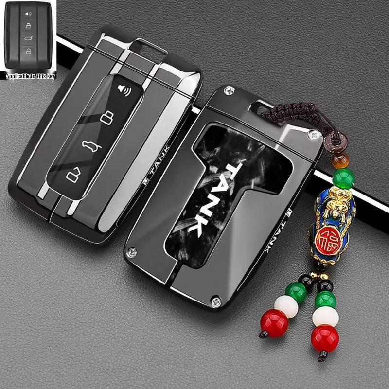 Tank 300/Hi4T/400/500/700 Key Case Shell with Buckle for New Energy Vehicles