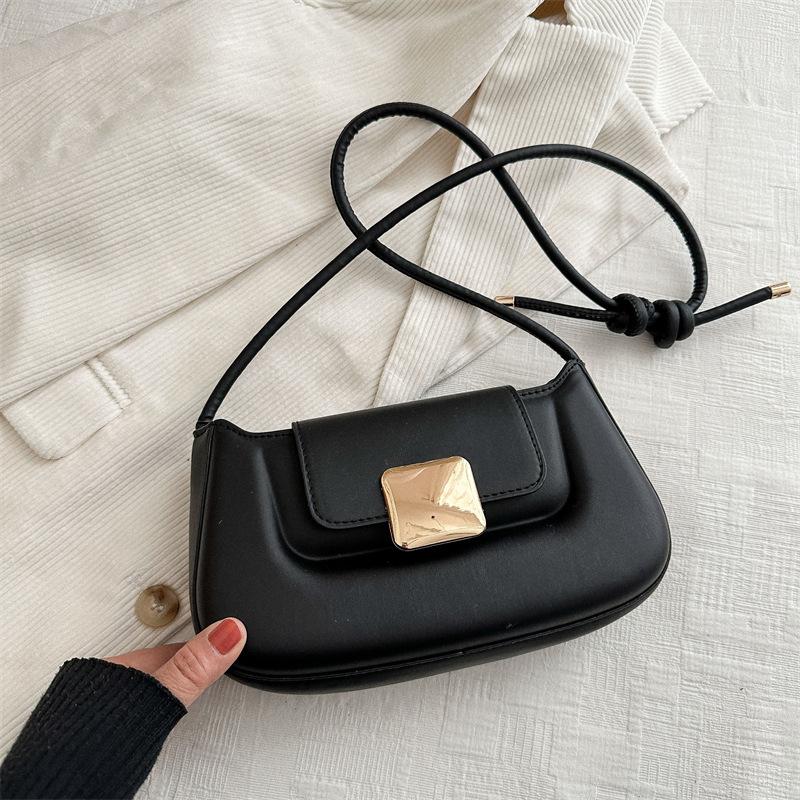 Baguette Bag Fashion Women's Bag Crossbody Bag New Armpit Bag One Shoulder Portable Trendy Simple Women's Bag