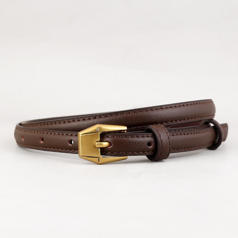 

Leather Belt For Women With Alloy Buckle And High Waist Fit For Casual And Office Wear
