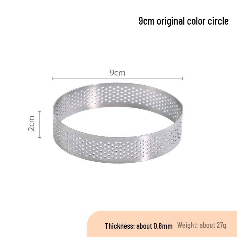 Stainless Steel French Tart Ring Cheese & Mousse Mold