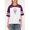 Foreign Trade Original Order Neo * Vision White Purple Retro Futurism Cross Pattern Men's and Women's Same Ball Uniform