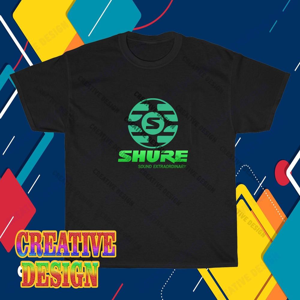 

New Shure Audio Logo T-Shirt Funny Size S to 5XL XL