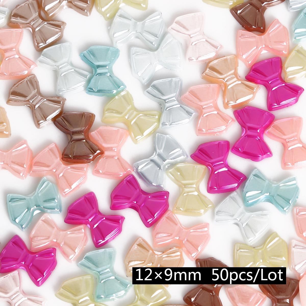 

20-100 шт. без отверстия, разноцветные цветочные кабошоны с плоской задней частью, имитация пластика, АБС-пластик, жемчужные бусины, сделай сам, рукоделие, украшение для одежды 12x9mm 50pcs разноцветный