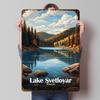 Lake Svetloyar Russia Landscape Printed Poster Customized Retro Wall Art Vintage Metal Tin Signs for Home House Decor Coffee Bar