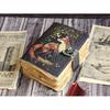400 - Pages Fox Printed Leather Notebook – Spell Book of Shadows Journal | Thick Vintage Notebook for Women, Artist | Journals for Gift