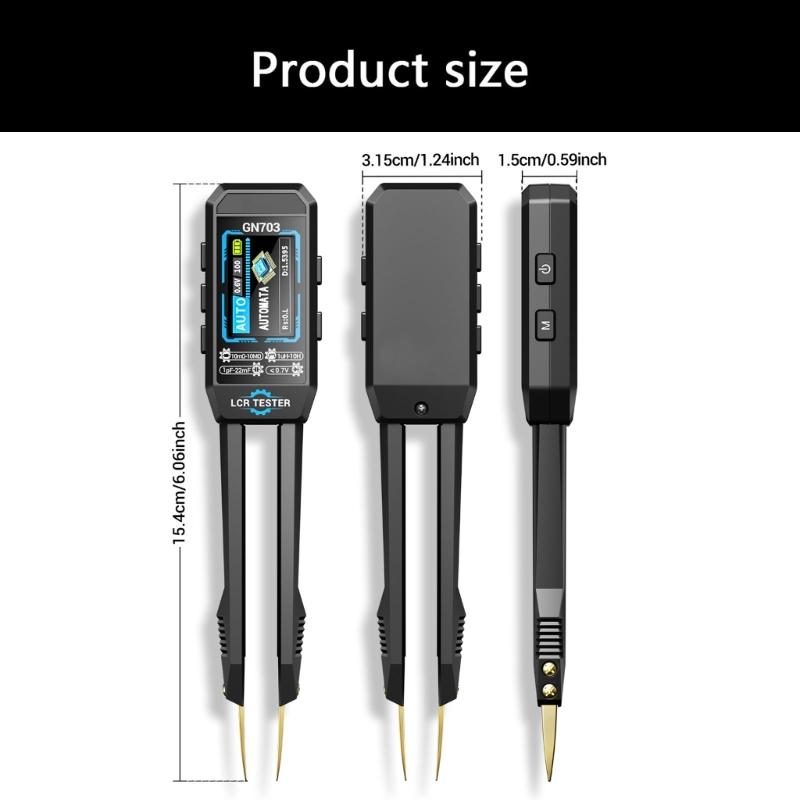 High Accuracy Digital Tweezer Meter Auto Recognition for Accurate Resistance Inductance Capacitance Measurement