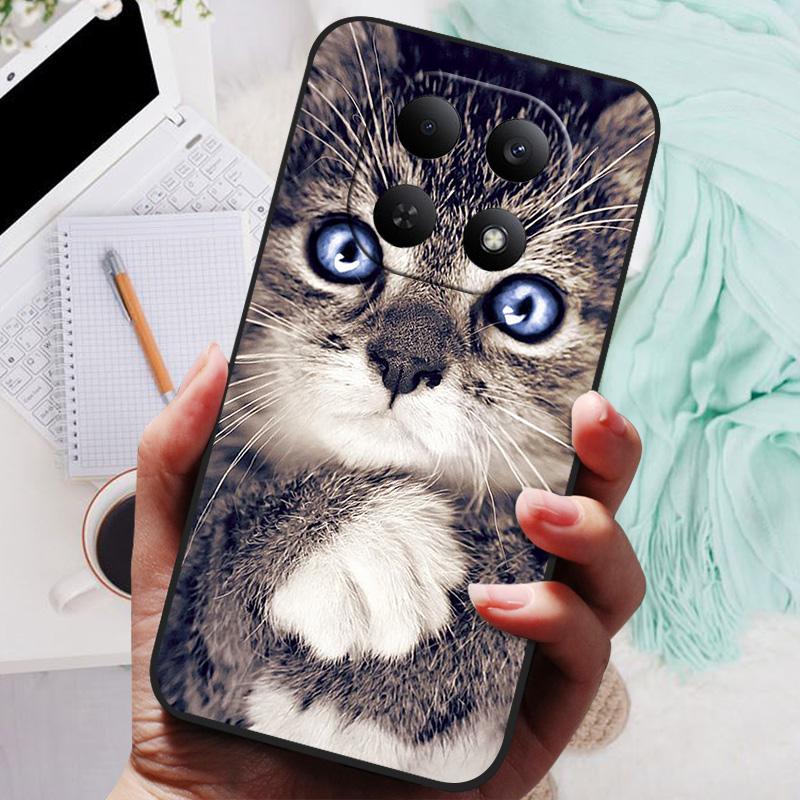 For Xiaomi Redmi Note15 5G Case Lion Wolf Painted Silicone Soft Back Cover For Redmi Note 15 Pro Plus pro+ Phone Case Shell