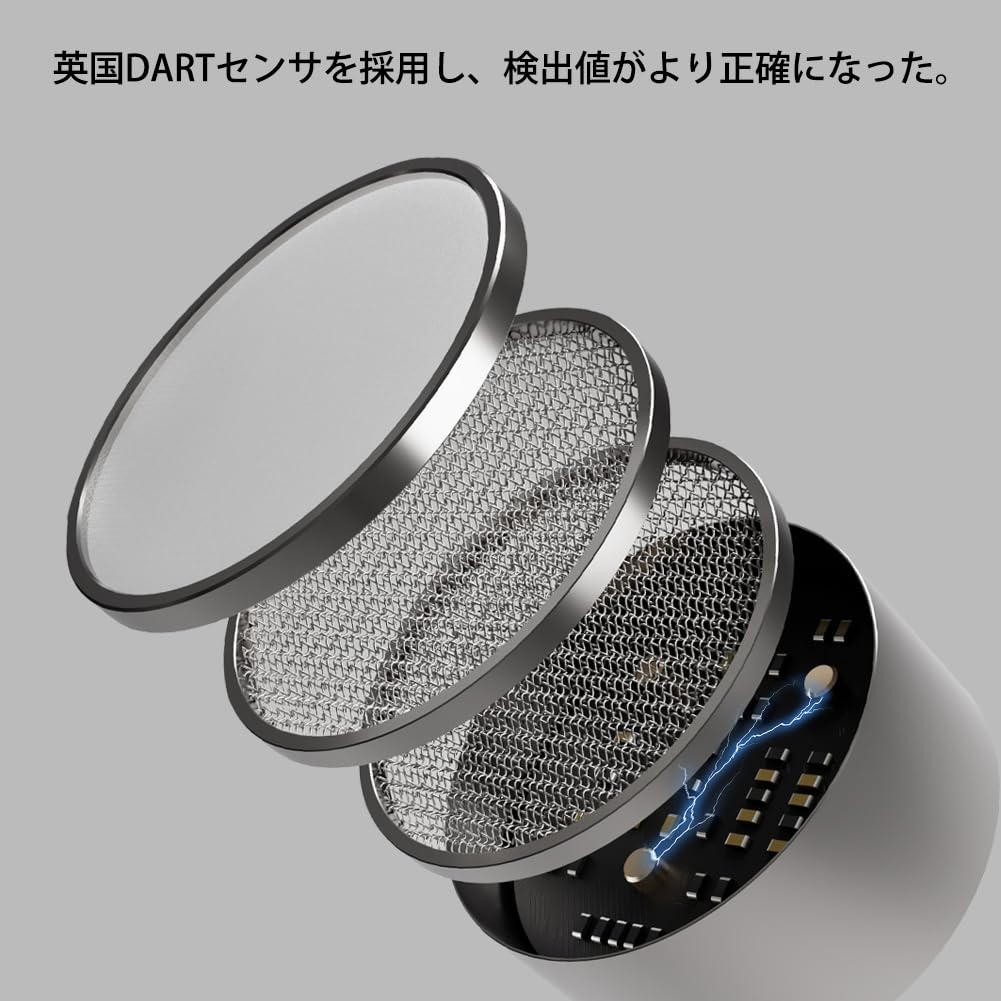 Stężenie formaldehydu BOSEAN z pomiarem jakości powietrza Stężenie jakości powietrza Wskaźnik zanieczyszczenia powietrza Przełączany telefon komórkowy Japoński i