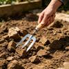 Gardening Weeding Tool Stainless Steel Precision Weeder with Durable Wooden Handle Easy Weed Removal Digging Tool for Balcony Yard