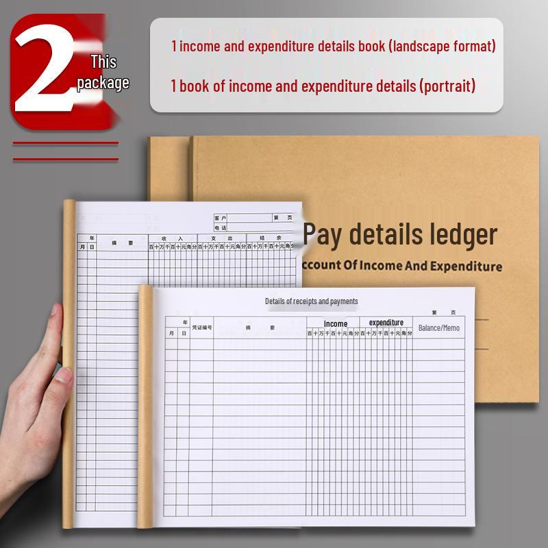 Daily Business & Inventory Ledger for Restaurant and Supermarket