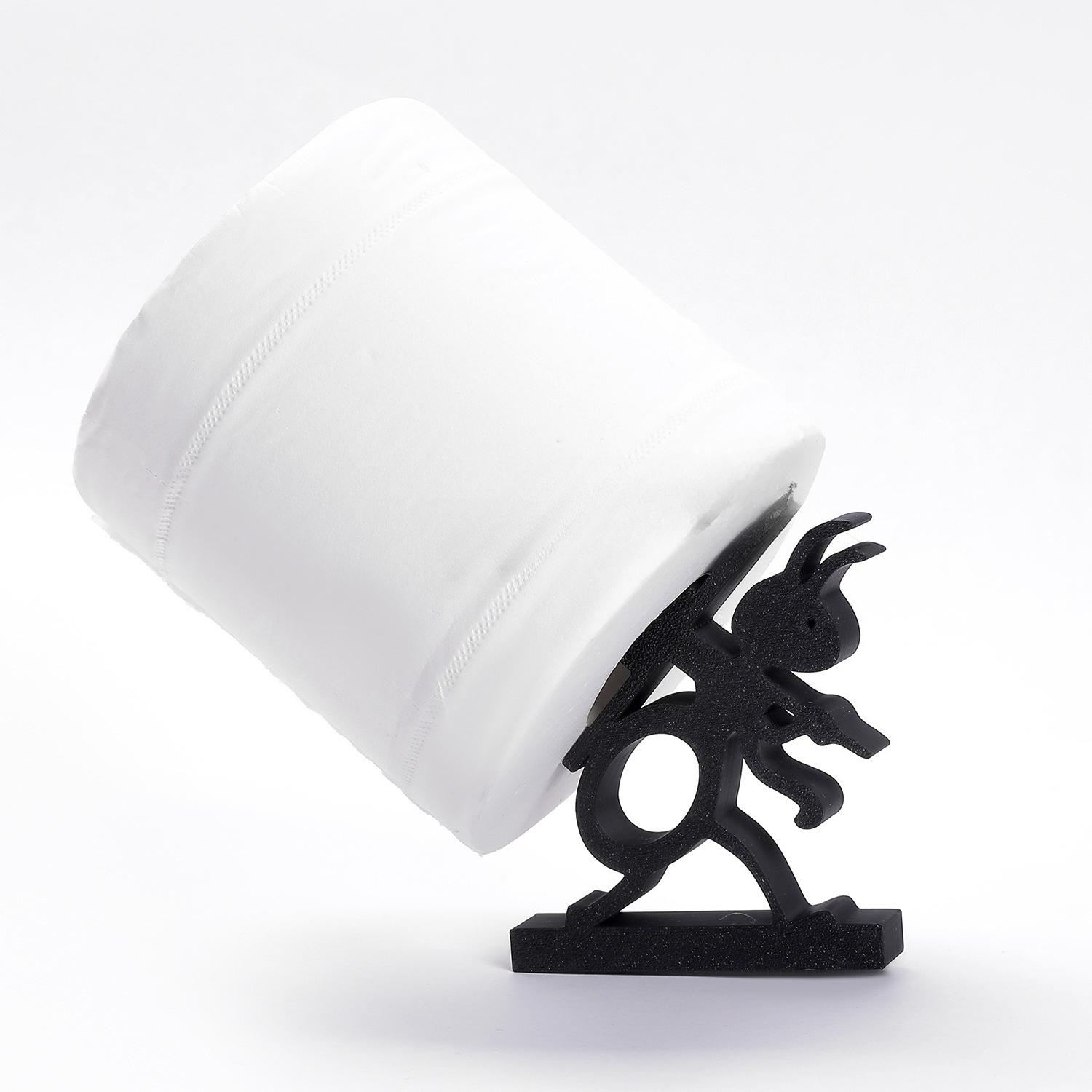 

Cute Simple Animal Tissue Holder -Minimalist and Practical Paper Roll Holder An Ideal Creative for Holiday Gift Idea
