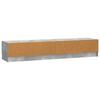 TV Stand Concrete Grey 147 x 34.5 x 27 cm Engineered Wood
