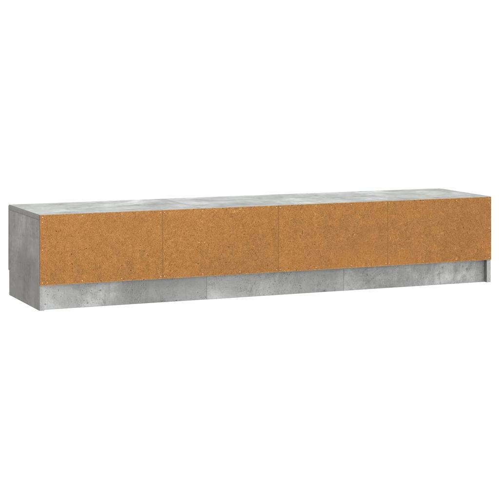 TV Stand Concrete Grey 147 x 34.5 x 27 cm Engineered Wood