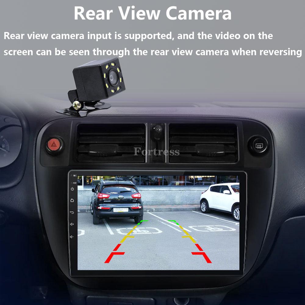 Android 14 Carplay Auto For Honda Civic 1996 1997 1998 1999 2000 2001 Multimedia Car Radio Player 4G Stereo 2 Din Tape Recorder