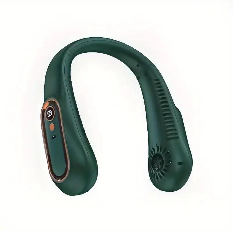 Nakkefifte, Hold deg kjølig og komfortabel med denne USB-oppladbare 5-trinns justerbare nakkefiften - Digitalt display og bladeløs!