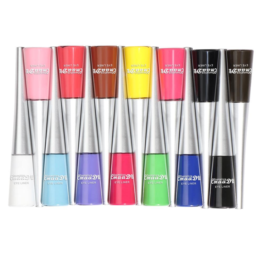 

CmaaDU 14 Colors Long-lasting Liquid Eyeliner Set Bright color, Easy to Paint Waterproof smooth fast vivid matte eye makeup Full Size