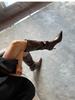 Petite Pointed Toe Over the Knee Stiletto Heel Leather Boots for Women - High Shaft Fashion Style