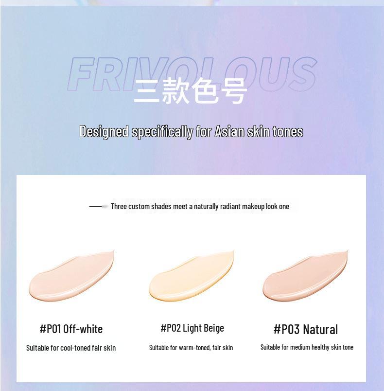 Meiyan Tang Lightweight Breathable Cushion BB & CC Cream - Brightening, Moisturizing, Skin-Nourishing Foundation Primer.