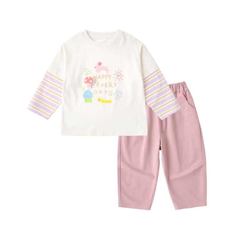 Dudu Home Kids  Faux Two-Piece Spring Set 110
