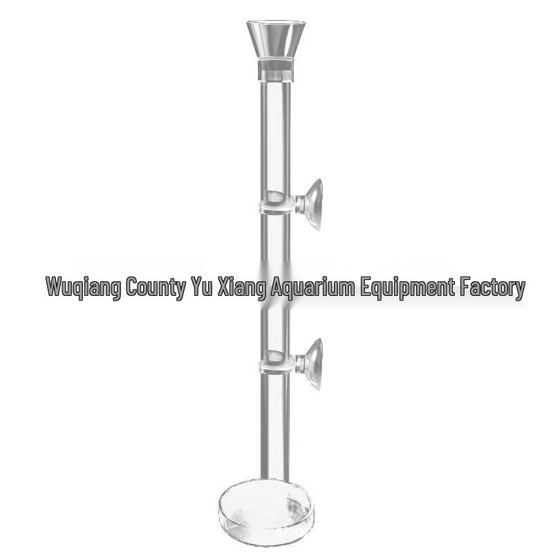 Acrylic Shrimp Feeding Tube & Crystal Food Dish for Ornamental Shrimp