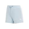 Essentials Slim 3-Stripes Elastic Waist Casual Sports Shorts Women Blue IR7460