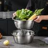 ZISIZ Thickened Iron Basin & Colander Set