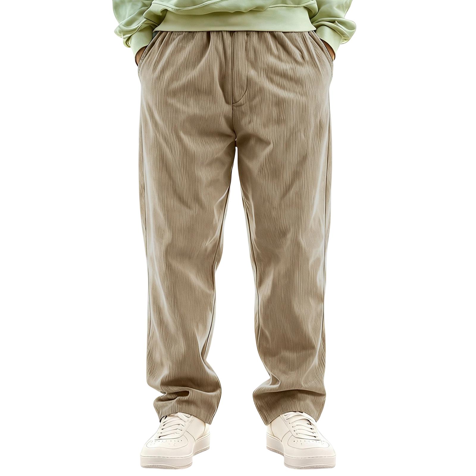 

Мужская Мода Досуг Средняя Посадка Длинный Стиль Повседневные Брюки M